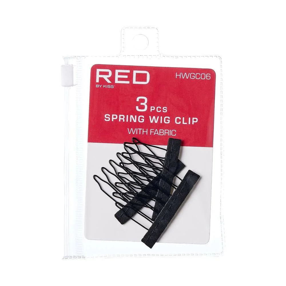 Red by Kiss 3 Pcs Spring Wig Clips