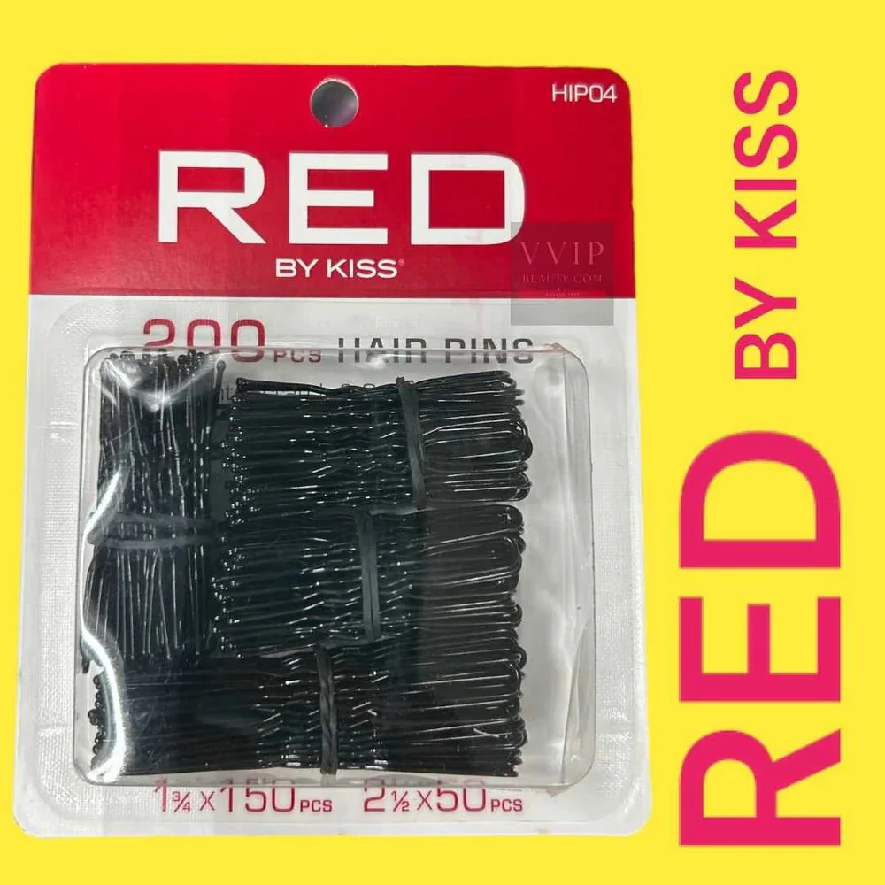 Red by Kiss 200 Pcs Hair Pins – 1¾" & 2½" - Image 2