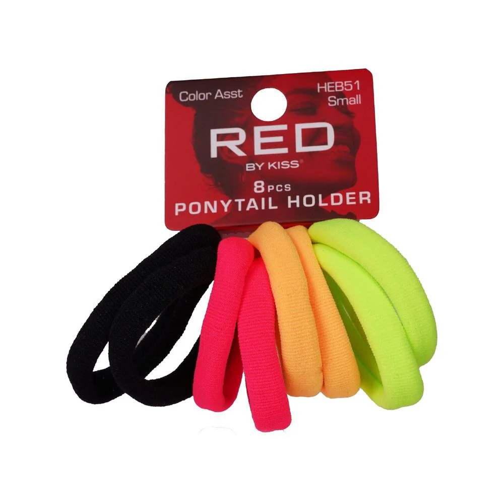 Red by Kiss Color Assorted Ponytail Holders