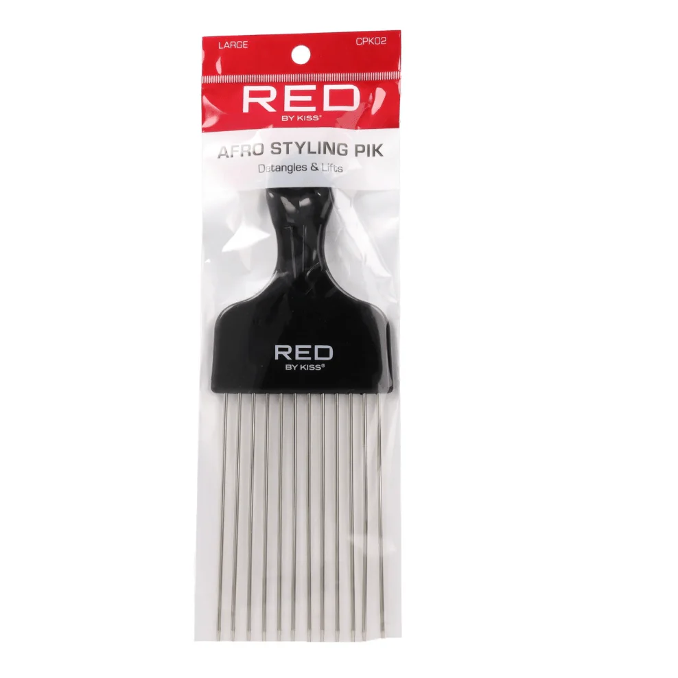 Red by Kiss Afro Styling Pik โ Strong Metal
