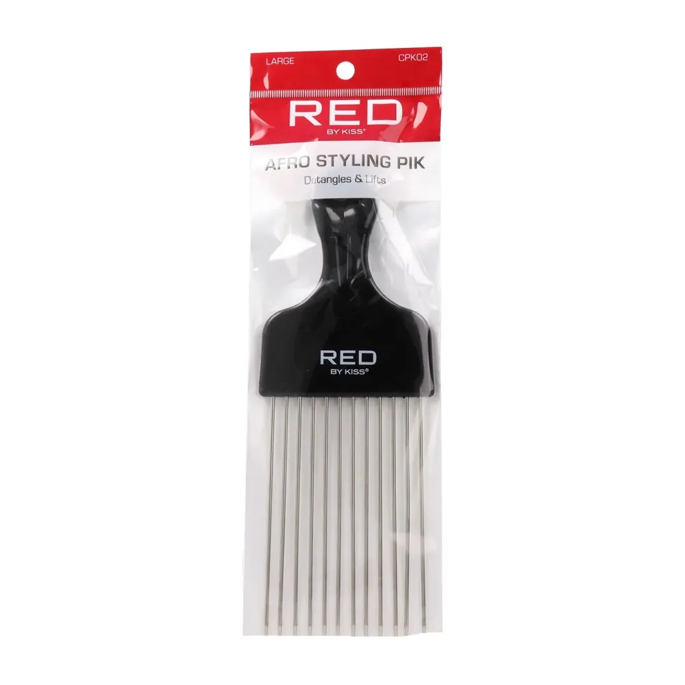 Red by Kiss Afro Styling Pik โ Strong Metal - Image 2