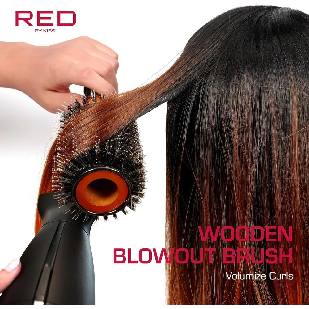 Red by Kiss Wooden Blowout Brush - Image 5
