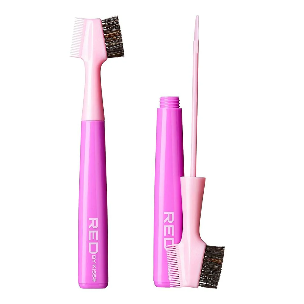 Red by Kiss Sweet Peach Edge Brush + Edge Fixer ā Dual-Sided Brush - Image 2