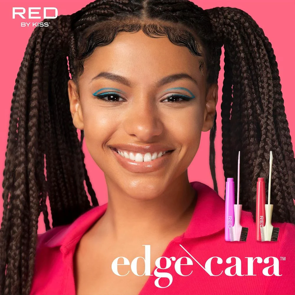 Red by Kiss Sweet Peach Edge Brush + Edge Fixer ā Dual-Sided Brush - Image 6