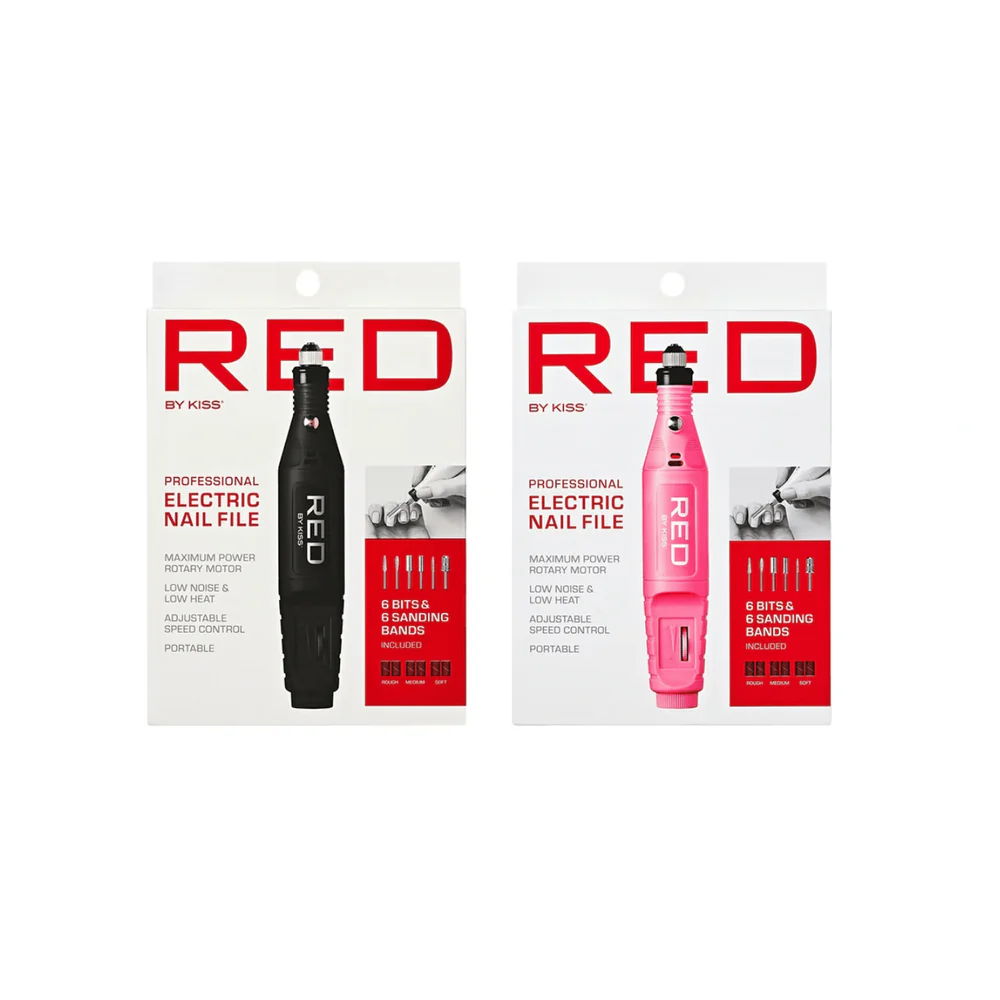 RED Electric Nail File – Black & Pink