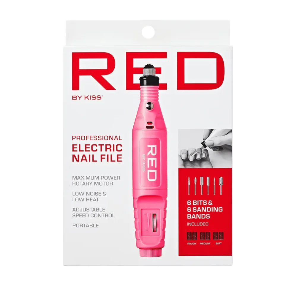 RED Electric Nail File – Black & Pink - Image 3