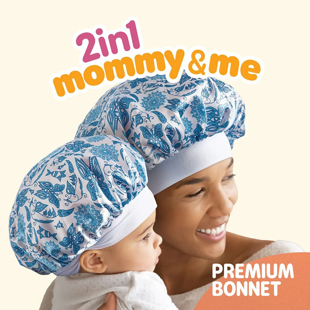 Red by Kiss Baby Satin Premium Bonnet 2-in-1 Mommy & Me Set - Image 6