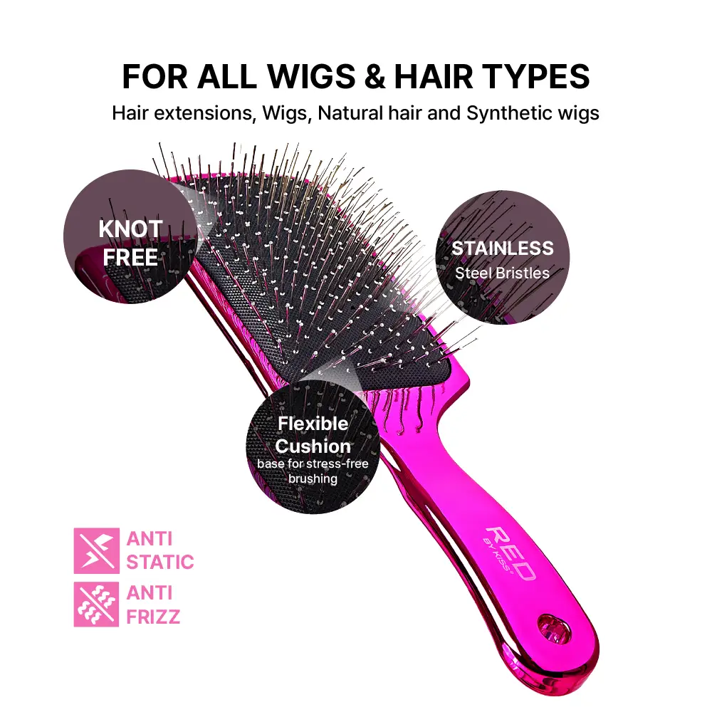 Red by Kiss Wig Brush – HH215 - Image 4