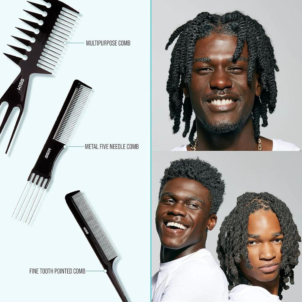 Red by Kiss Bone Black 10-Piece Comb Set - Image 6