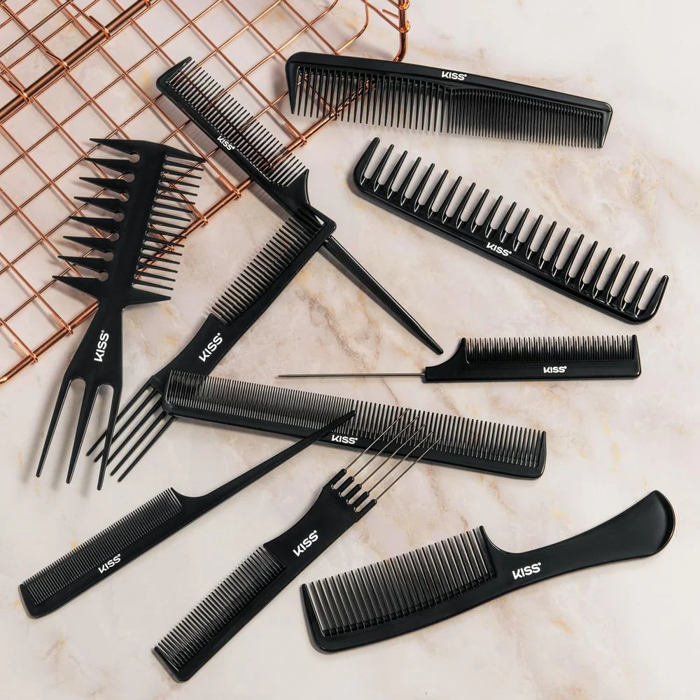 Red by Kiss Bone Black 10-Piece Comb Set - Image 7