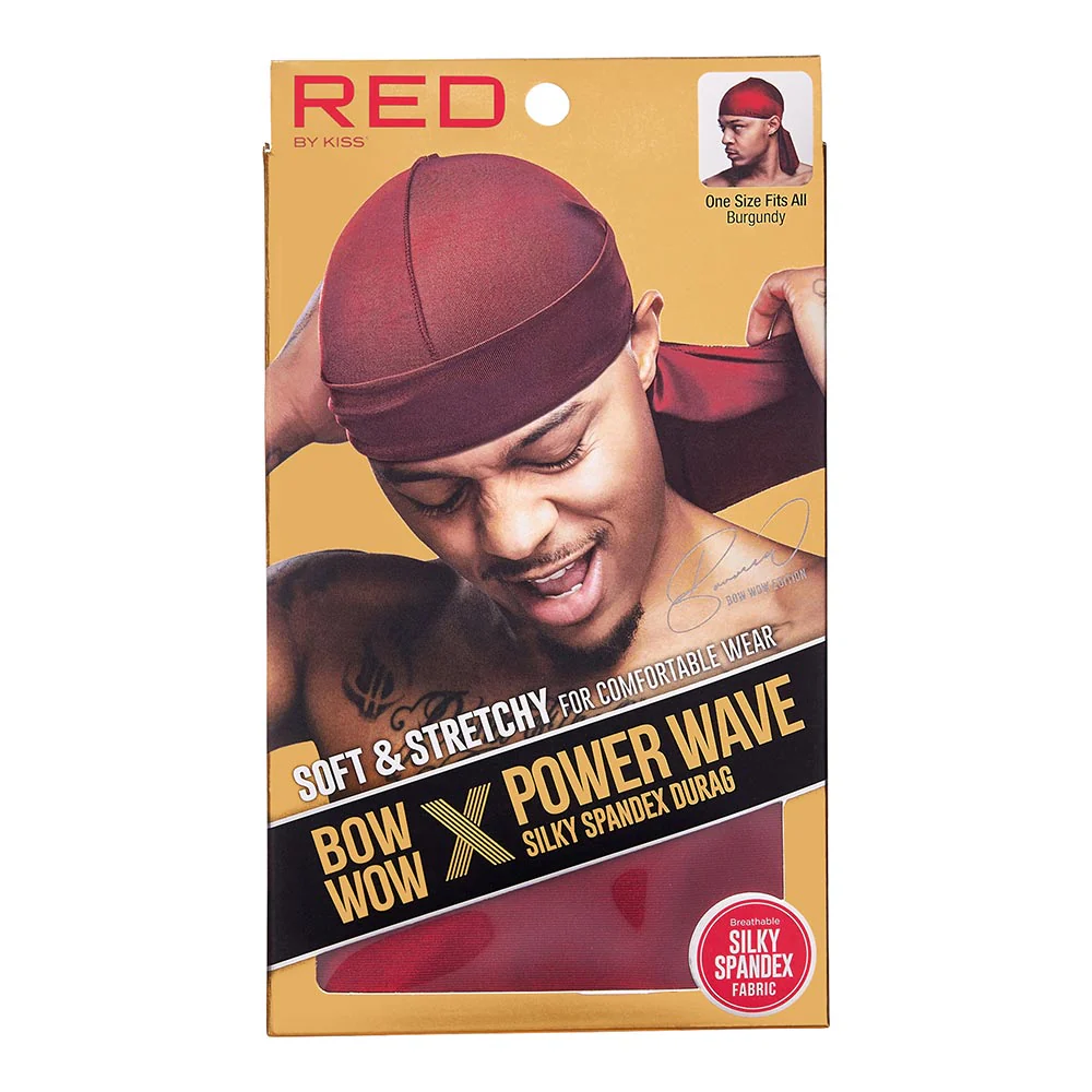 Red by Kiss Bow Wow X Power Wave Silky Durag - Image 9