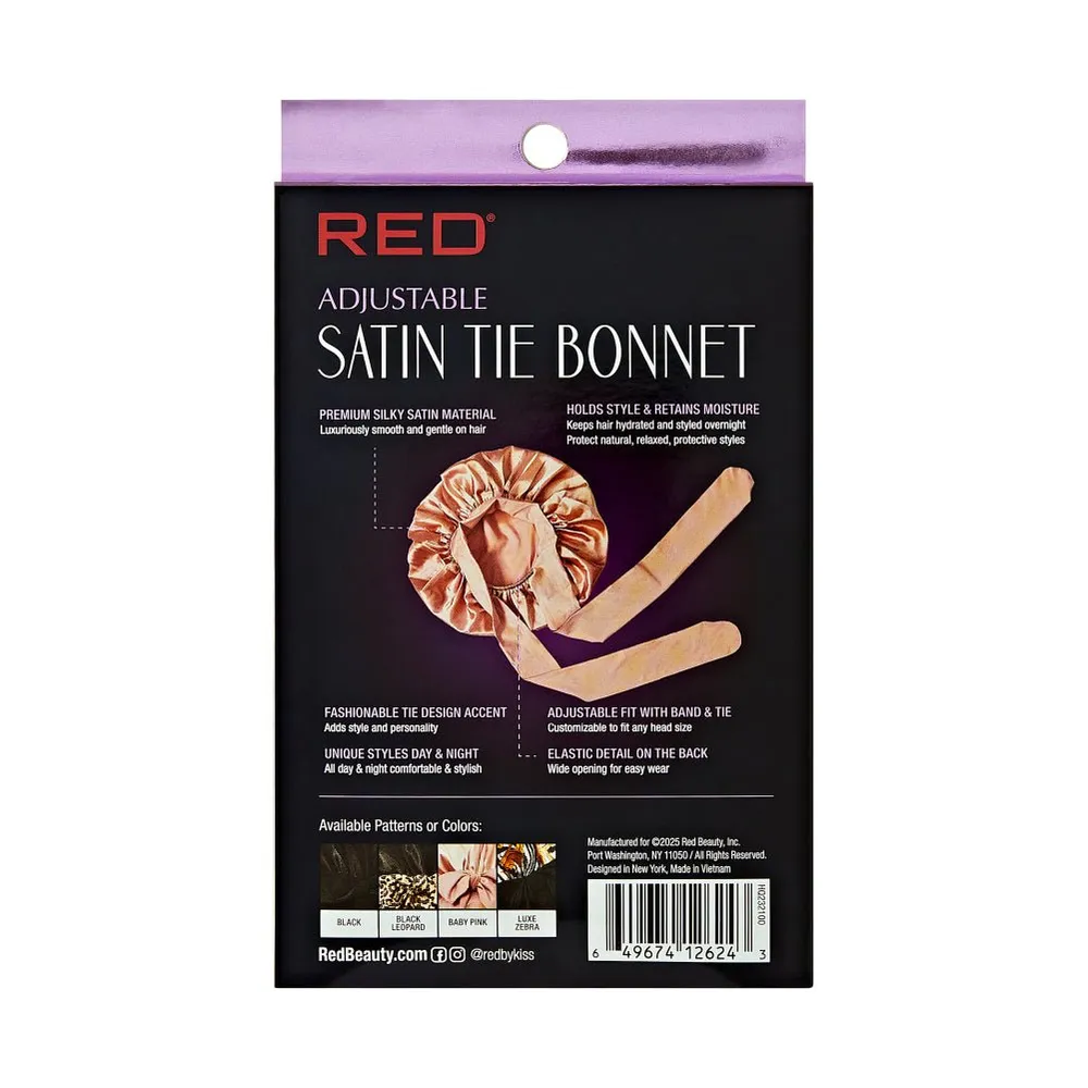 Red by Kiss Satin Tie Bonnet XL - Image 11
