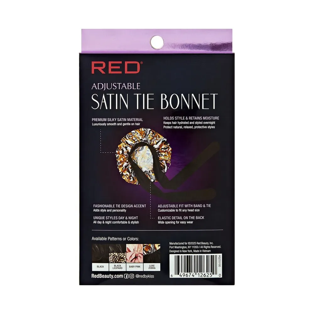 Red by Kiss Satin Tie Bonnet XL - Image 13