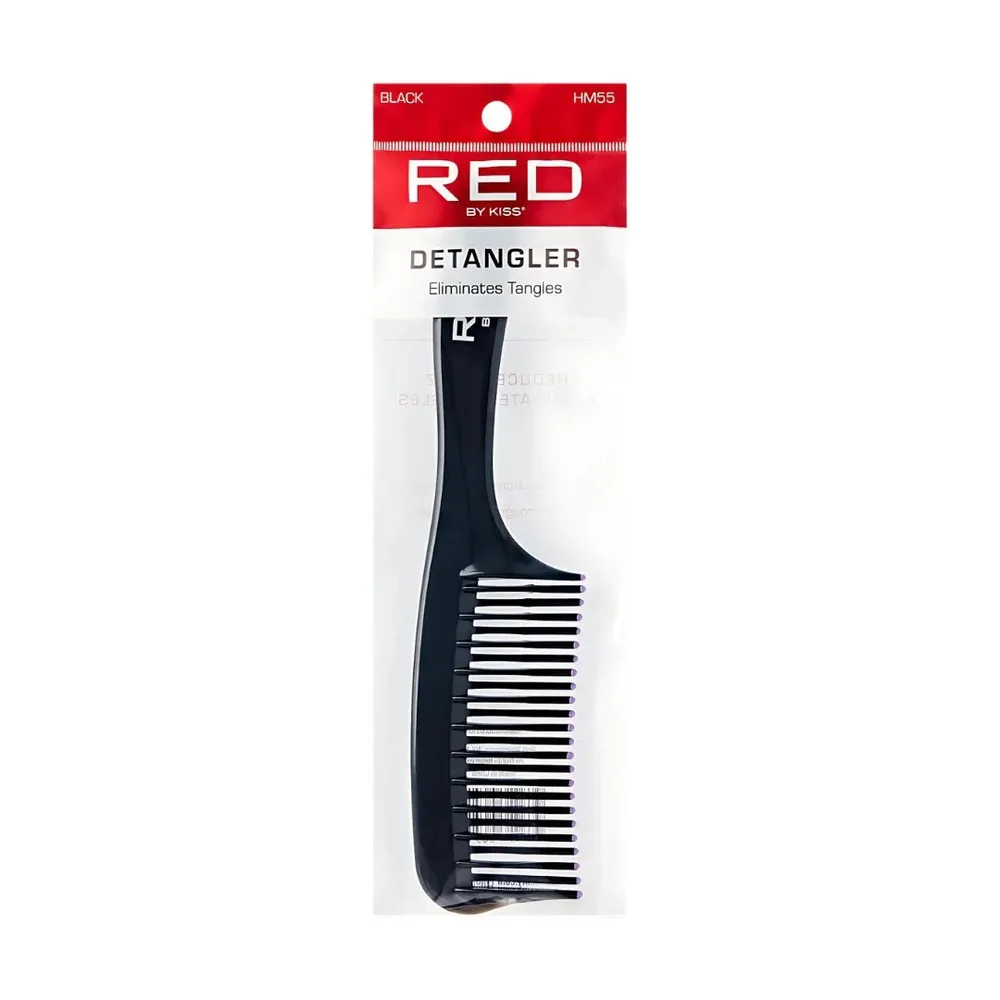 Red by Kiss Detangler Comb – Black