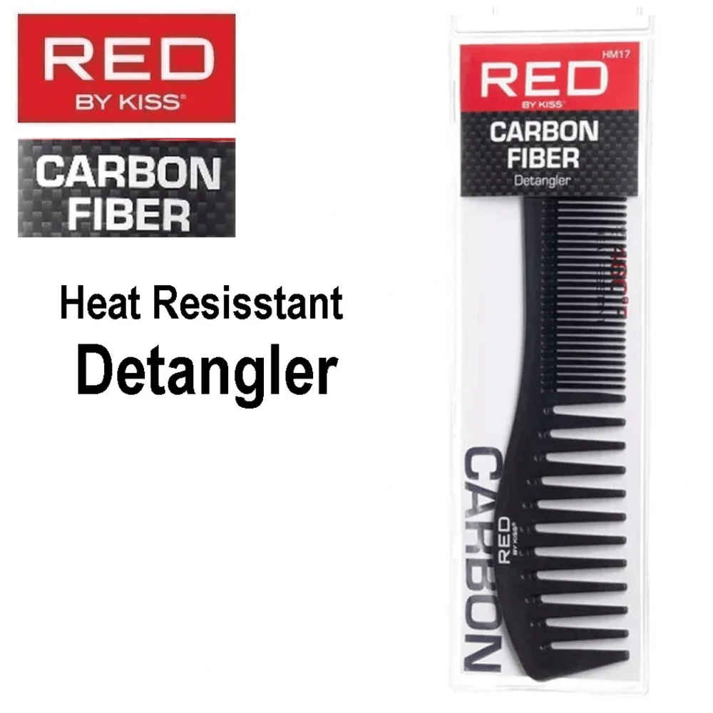 Red by Kiss Carbon Fiber Detangler Comb - Image 3