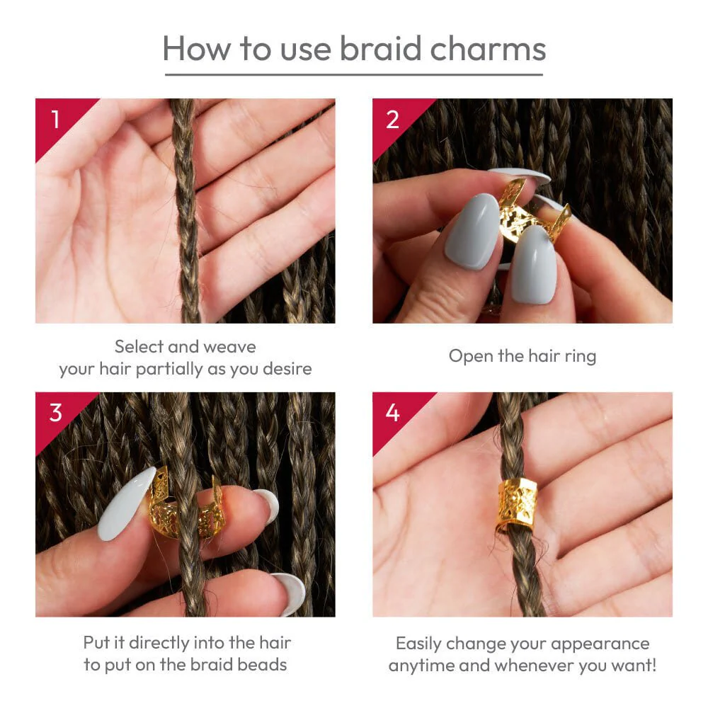 Red by Kiss Classy Style Braid Charms - Image 10