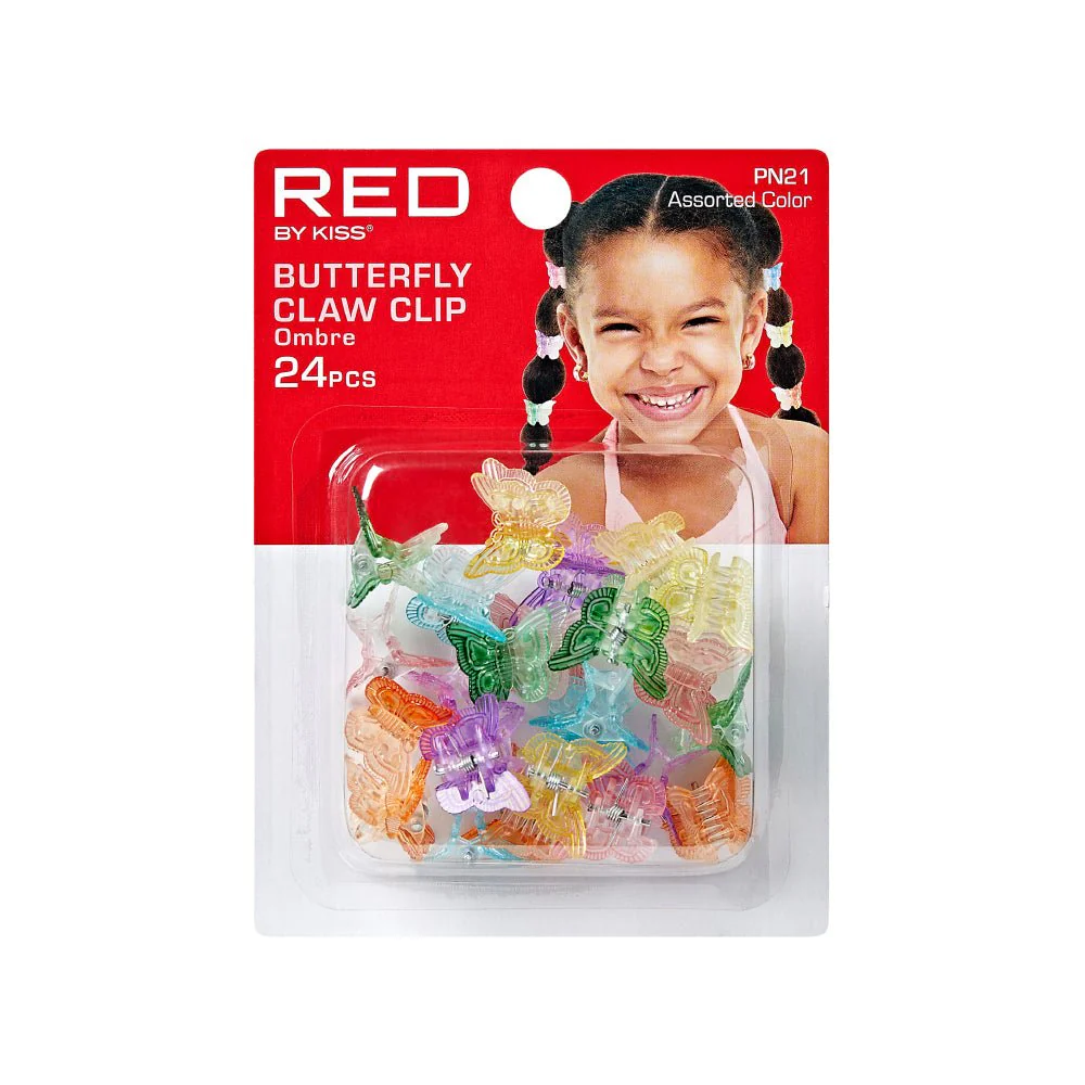 Red by Kiss Colorful Kids Hair Claw Clips - Image 2