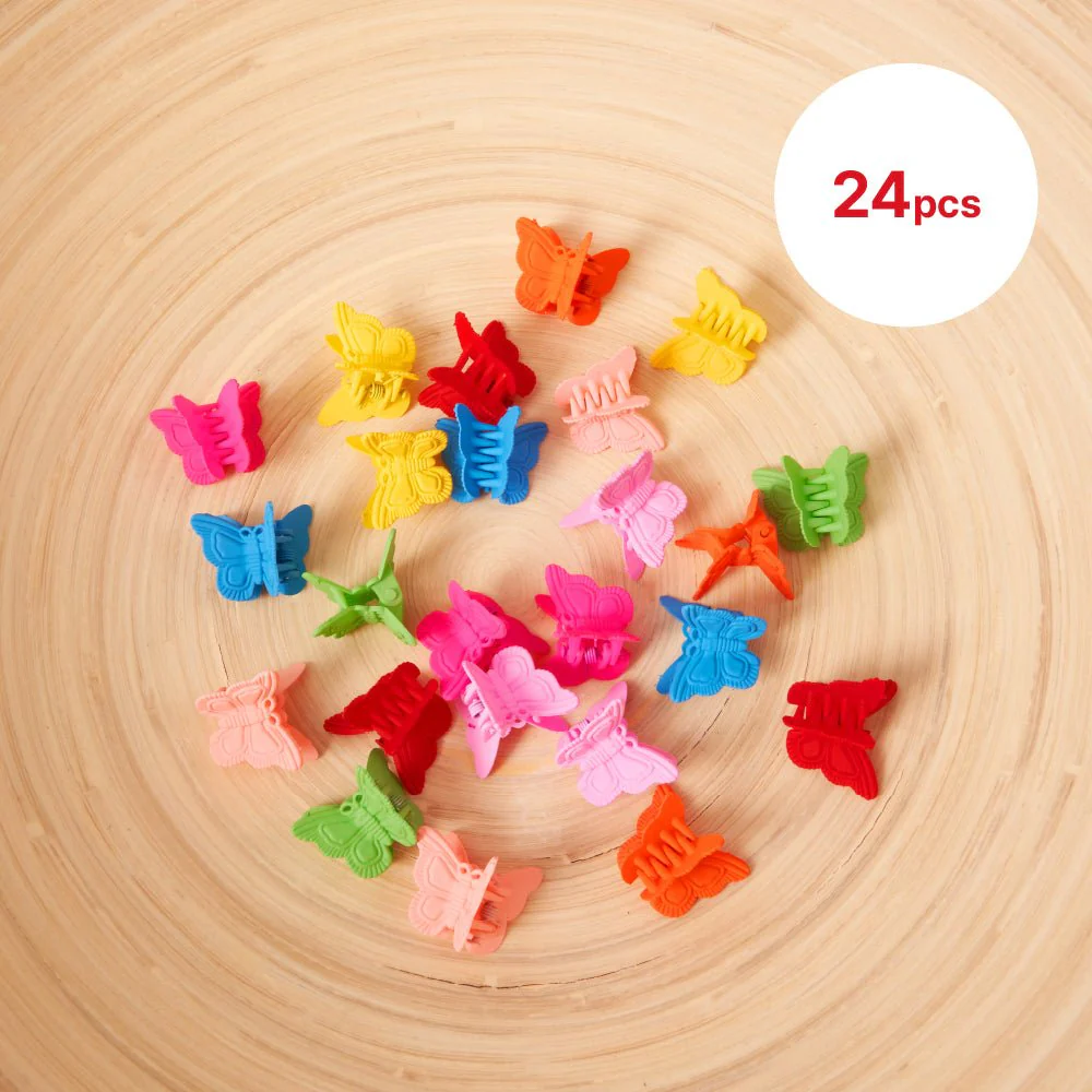 Red by Kiss Colorful Kids Hair Claw Clips - Image 3