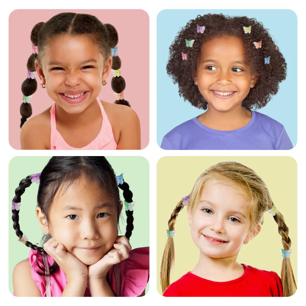 Red by Kiss Colorful Kids Hair Claw Clips - Image 5