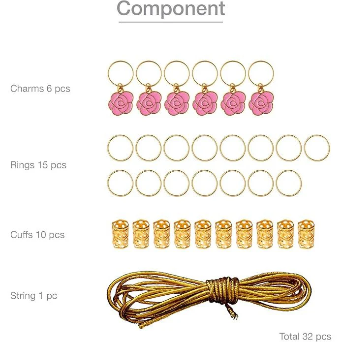 RED Luxury Hair Braid Charm – Assorted Styles - Image 26