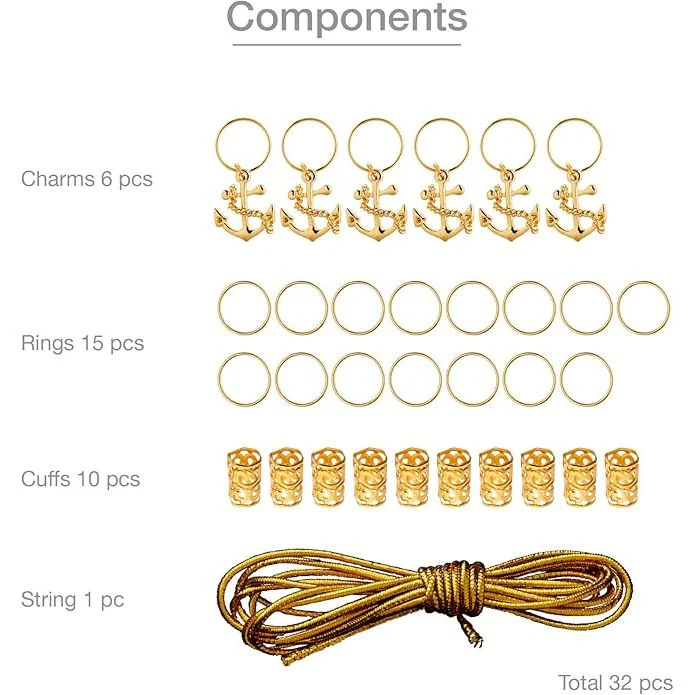 RED Luxury Hair Braid Charm – Assorted Styles - Image 30