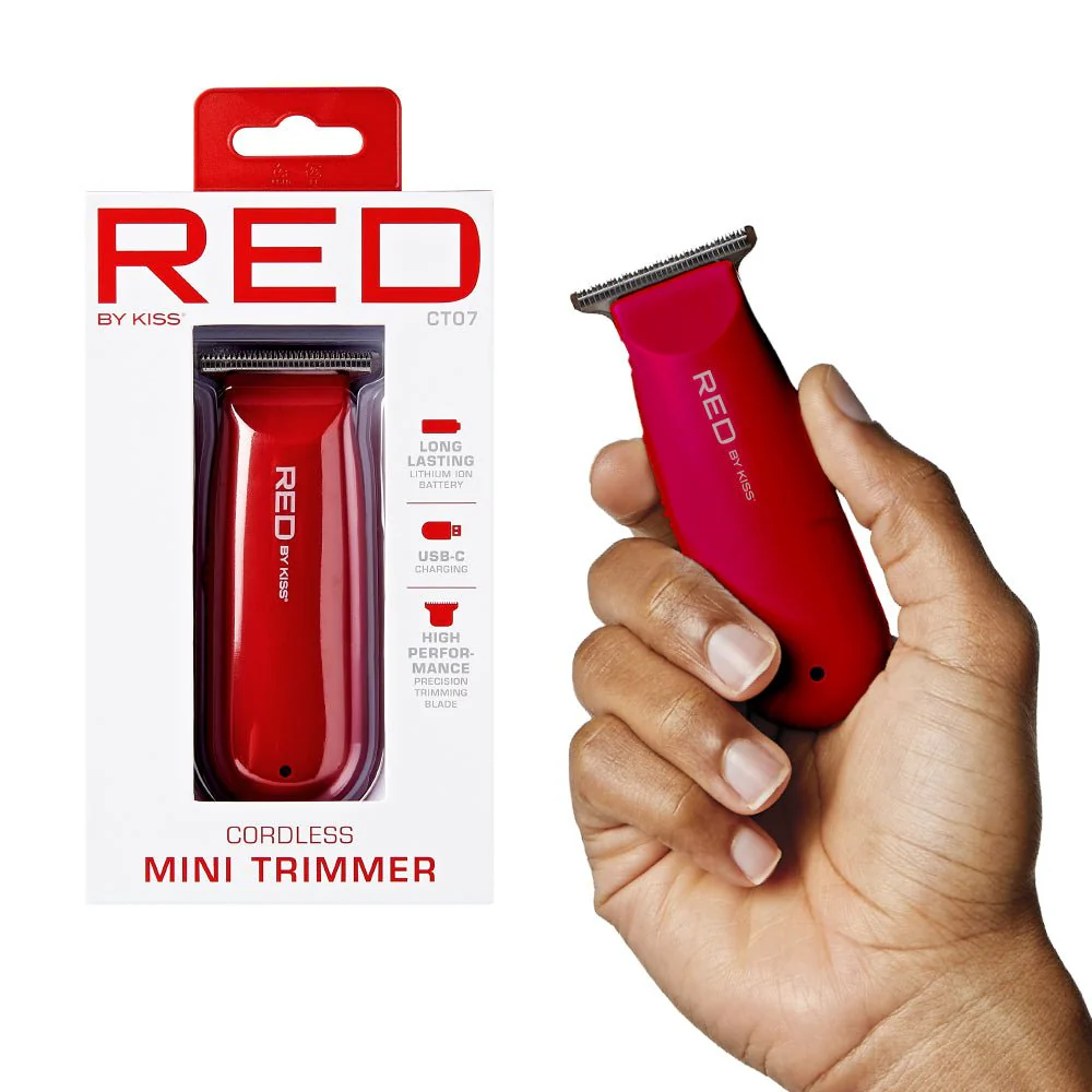 Red by Kiss Cordless Rechargeable Mini Trimmer - Image 10