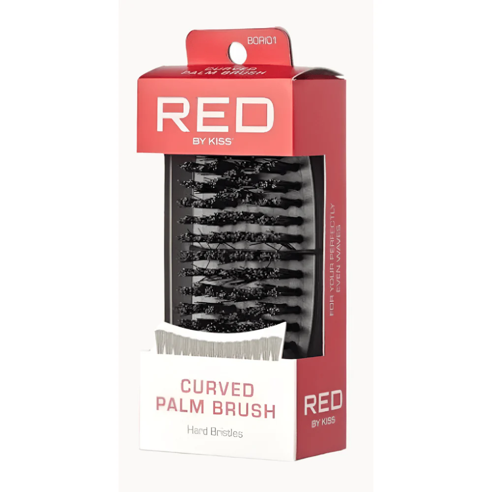 ]Red by Kiss Curved Palm Brush
