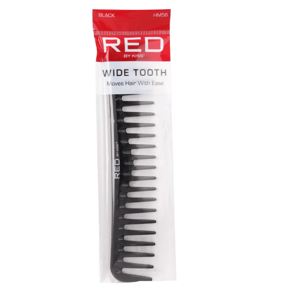 Red by Kiss Wide Tooth Comb – Black