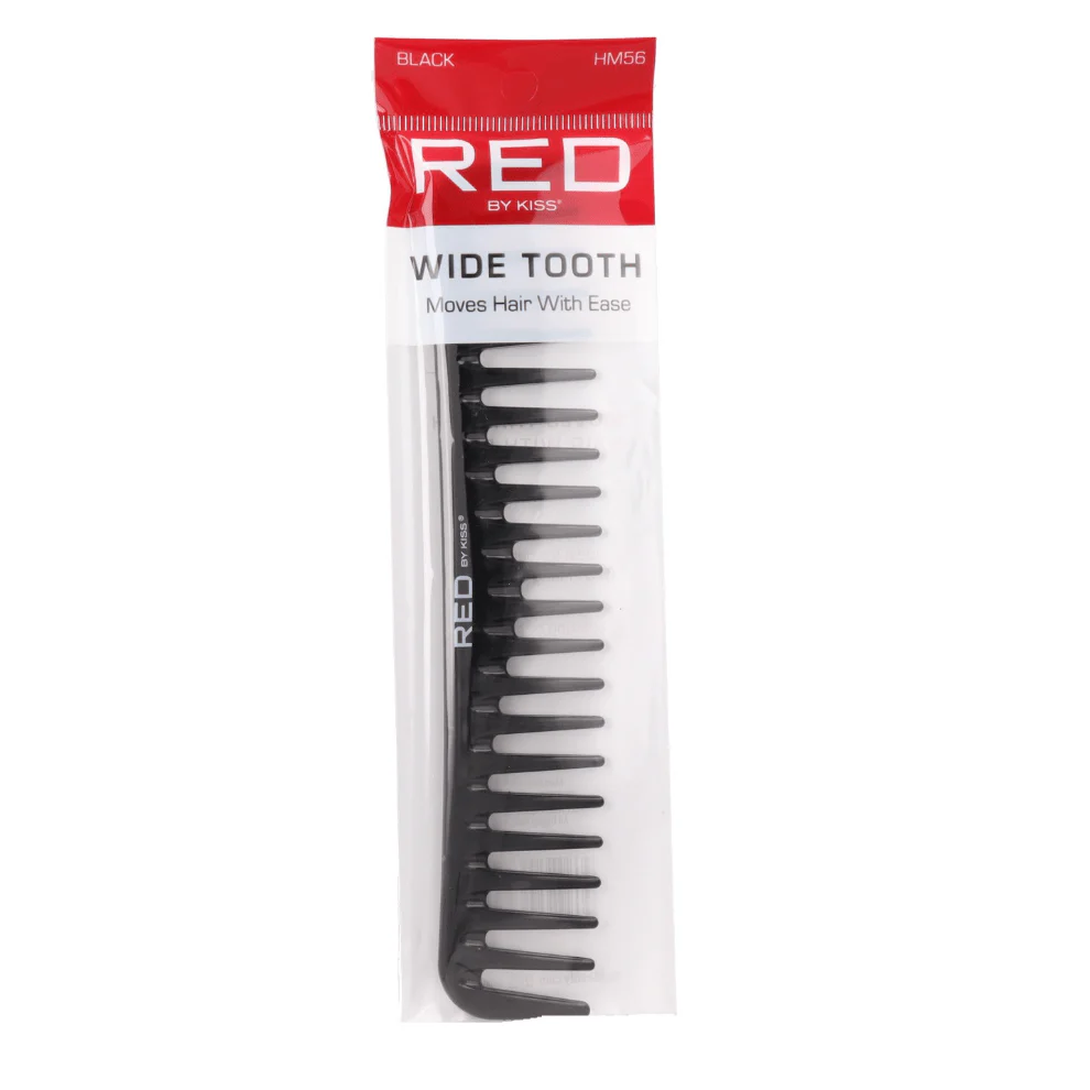 Red by Kiss Wide Tooth Comb – Black - Image 3