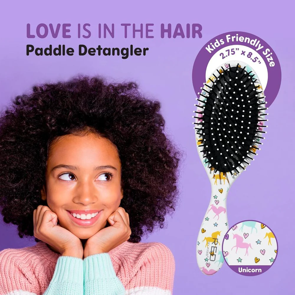 Red by Kiss Unicorn Detangler – Full-Length Paddle - Image 3