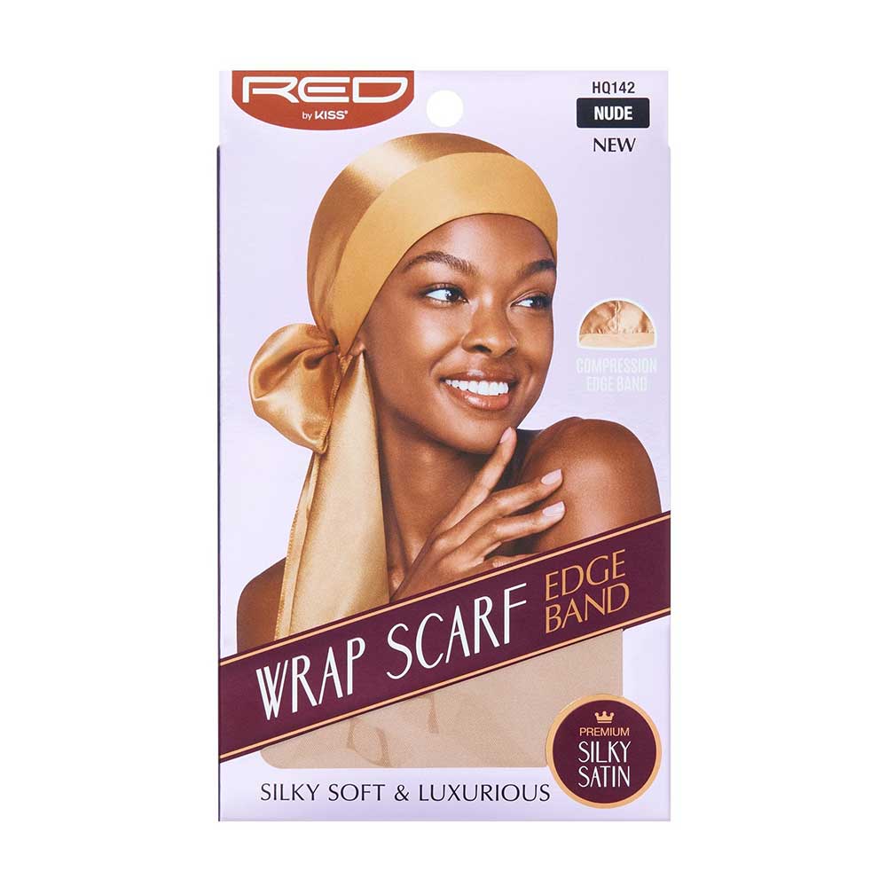 Red by Kiss Wrap Scarf Edge Band - Image 2