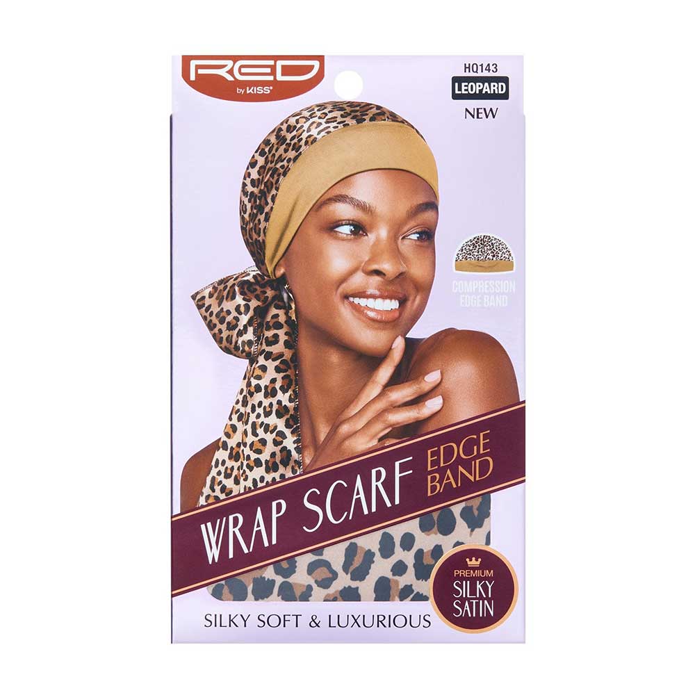 Red by Kiss Wrap Scarf Edge Band - Image 3
