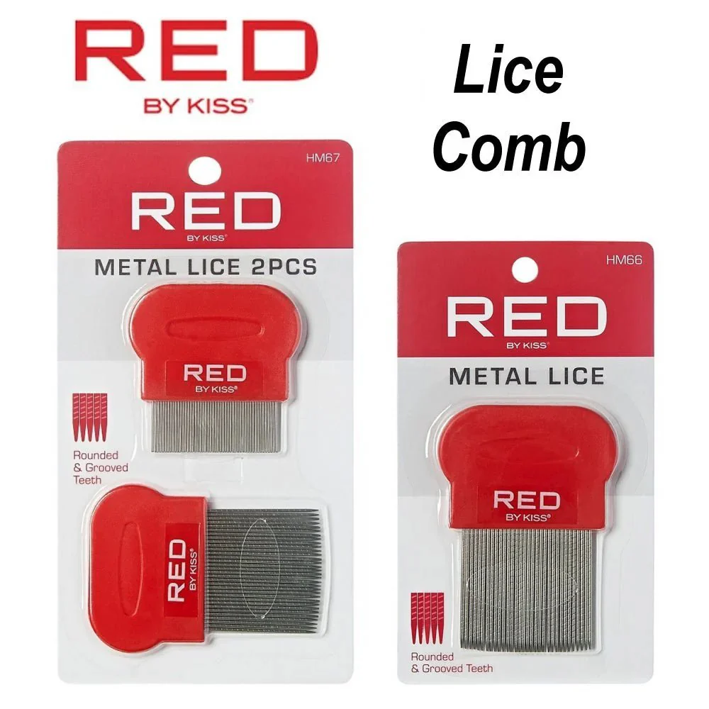 Red by Kiss Metal Lice Comb – HM66 - Image 5