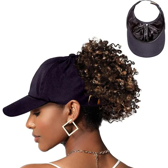 Satin Lined Backless Baseball Cap  – One Size - Image 3