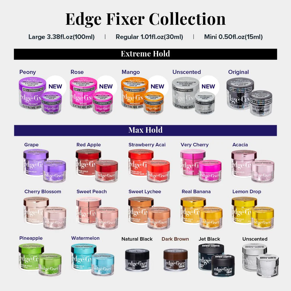 Red by Kiss Edge Fixer Extreme Hold Hair Gel – 1.01 fl oz - Image 3