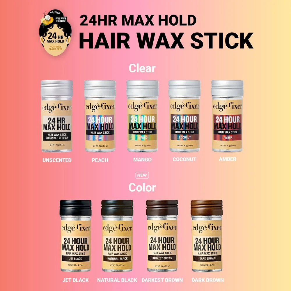 Red by Kiss Edge Fixer Hair Wax Stick – Colored Formula
