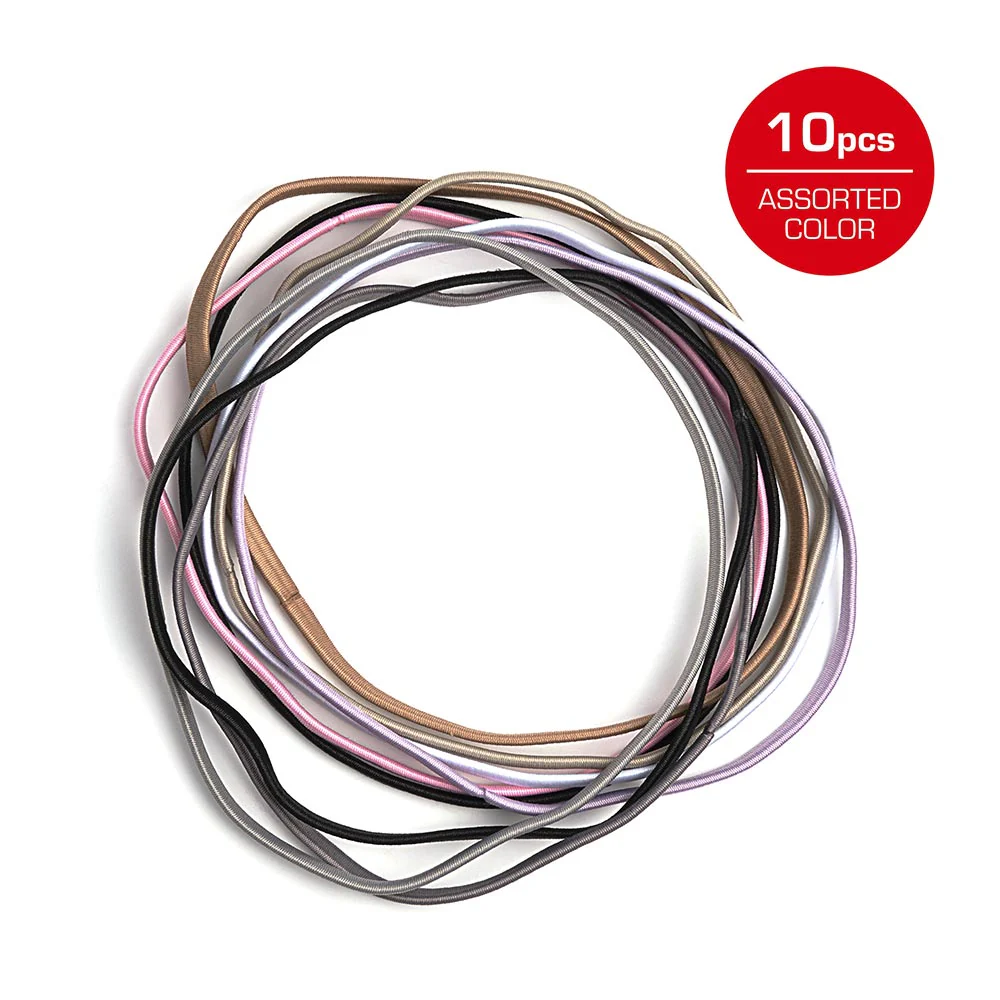 Red by Kiss Elastic Sport Headbands 10pcs - Image 9