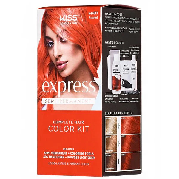 Red by Kiss Express Semi-Permanent Hair Dye – 6 Shades - Image 3