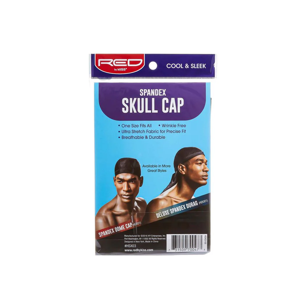 Red by Kiss Spandex Skull Cap - Image 3
