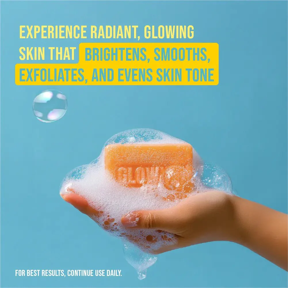 Red By Kiss Glow Up Bar Soap Kojic Acid & Turmeric - 5.29oz - Image 3
