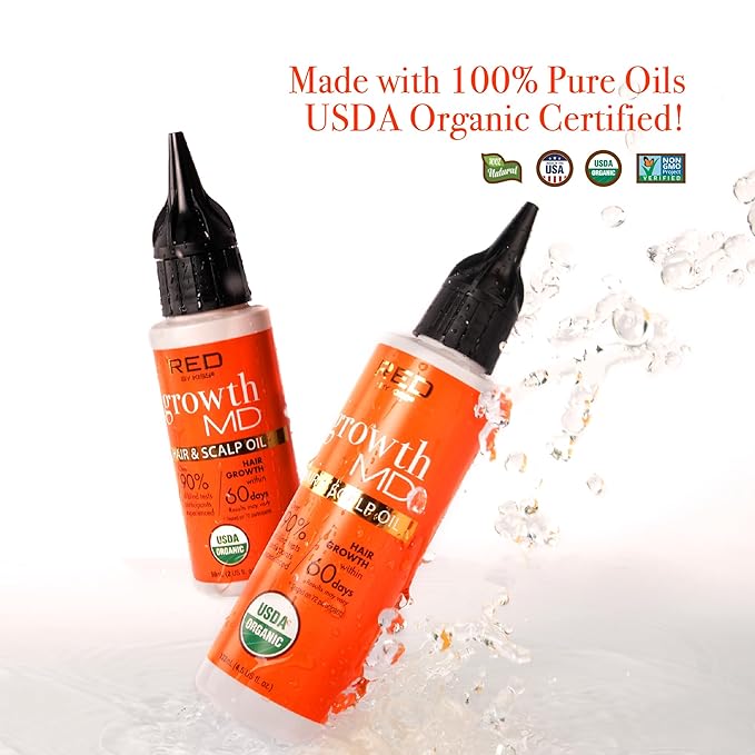 Red by Kiss Growth MD Hair & Scalp Oil - Nourish & Strengthen 2oz/4.5oz - Image 5