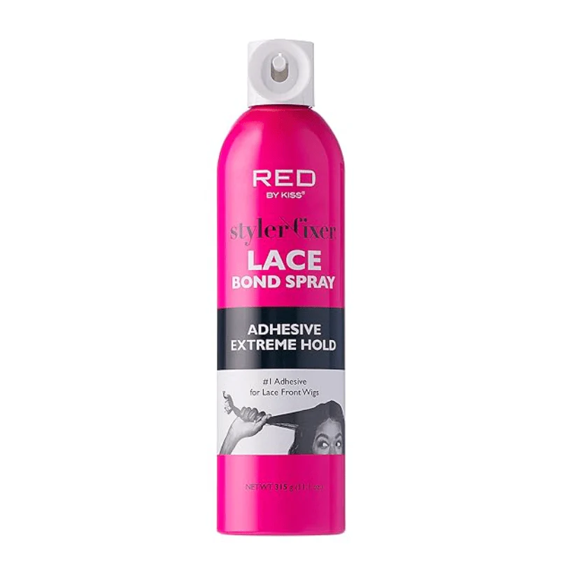 RED by Kiss Hair Glue Spray Adhesive – Extreme Hold