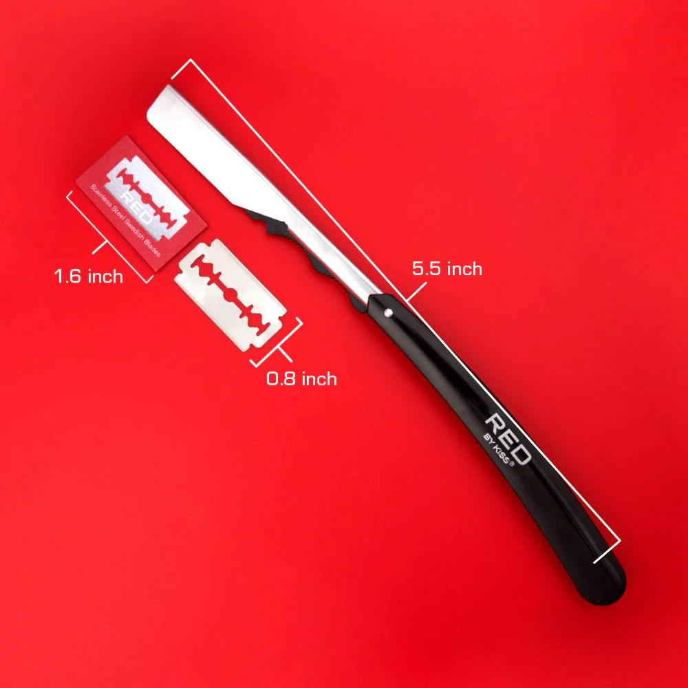 Red by Kiss Hair Shaver with 2 Blades - Image 3