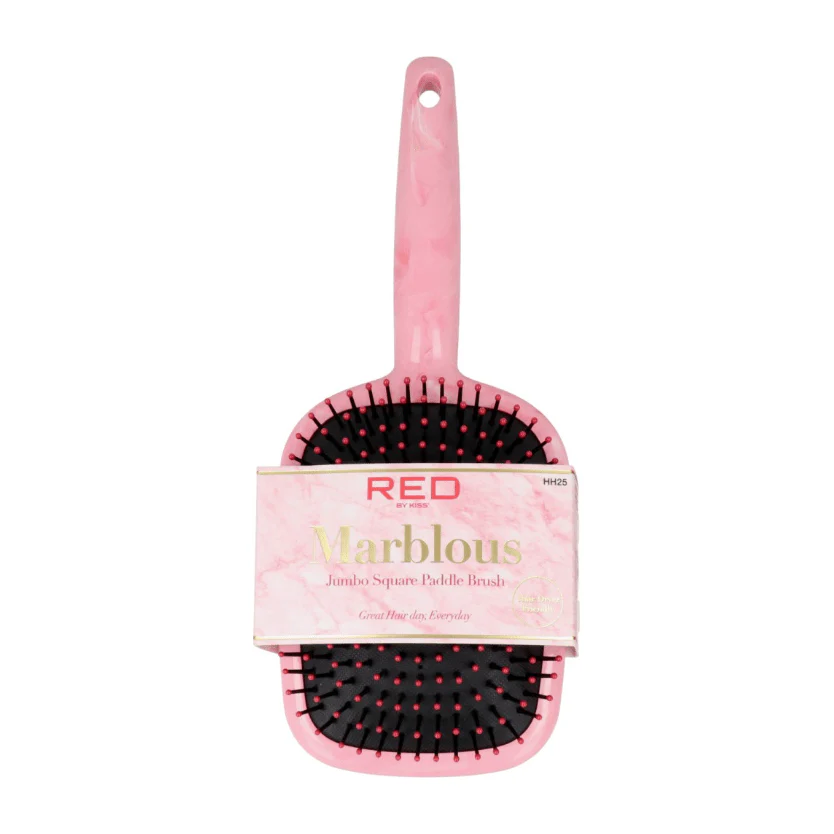 Red by Kiss Marblous Jumbo Paddle Brush