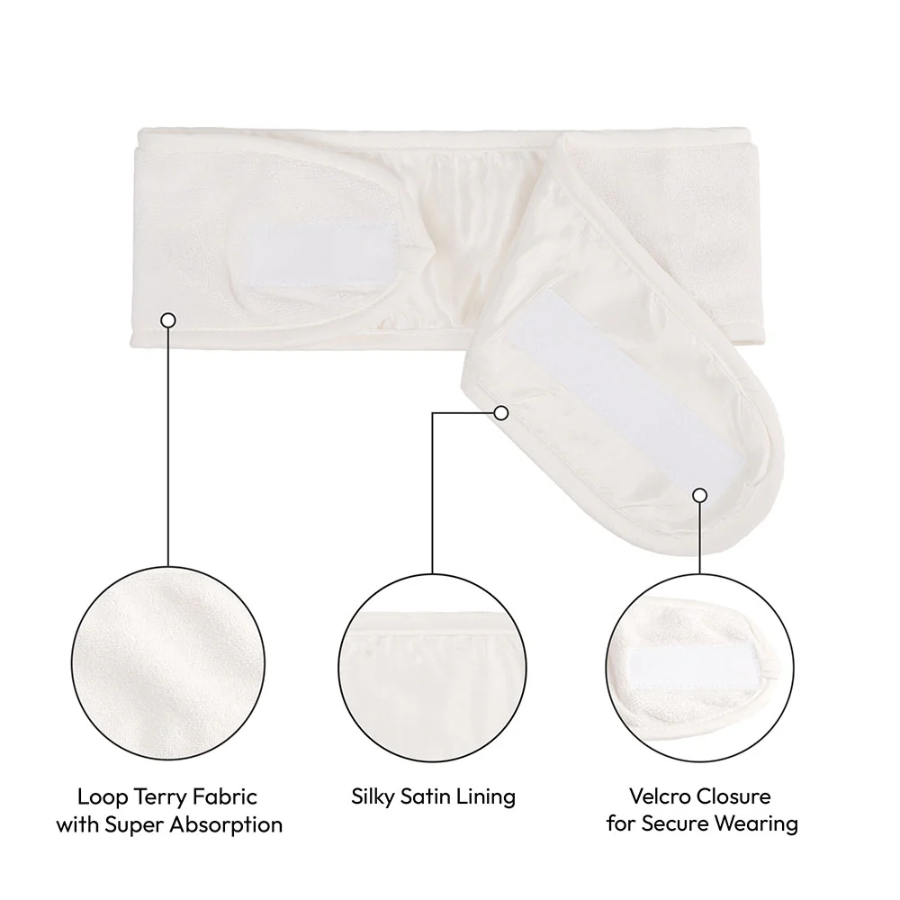 Red by Kiss Hook and Loop Fastener Spa Headband - Image 5