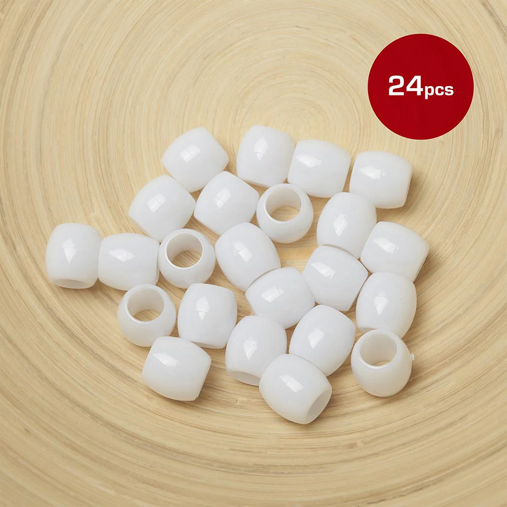 Red by Kiss Jumbo Hair Beads 24pcs - Image 5