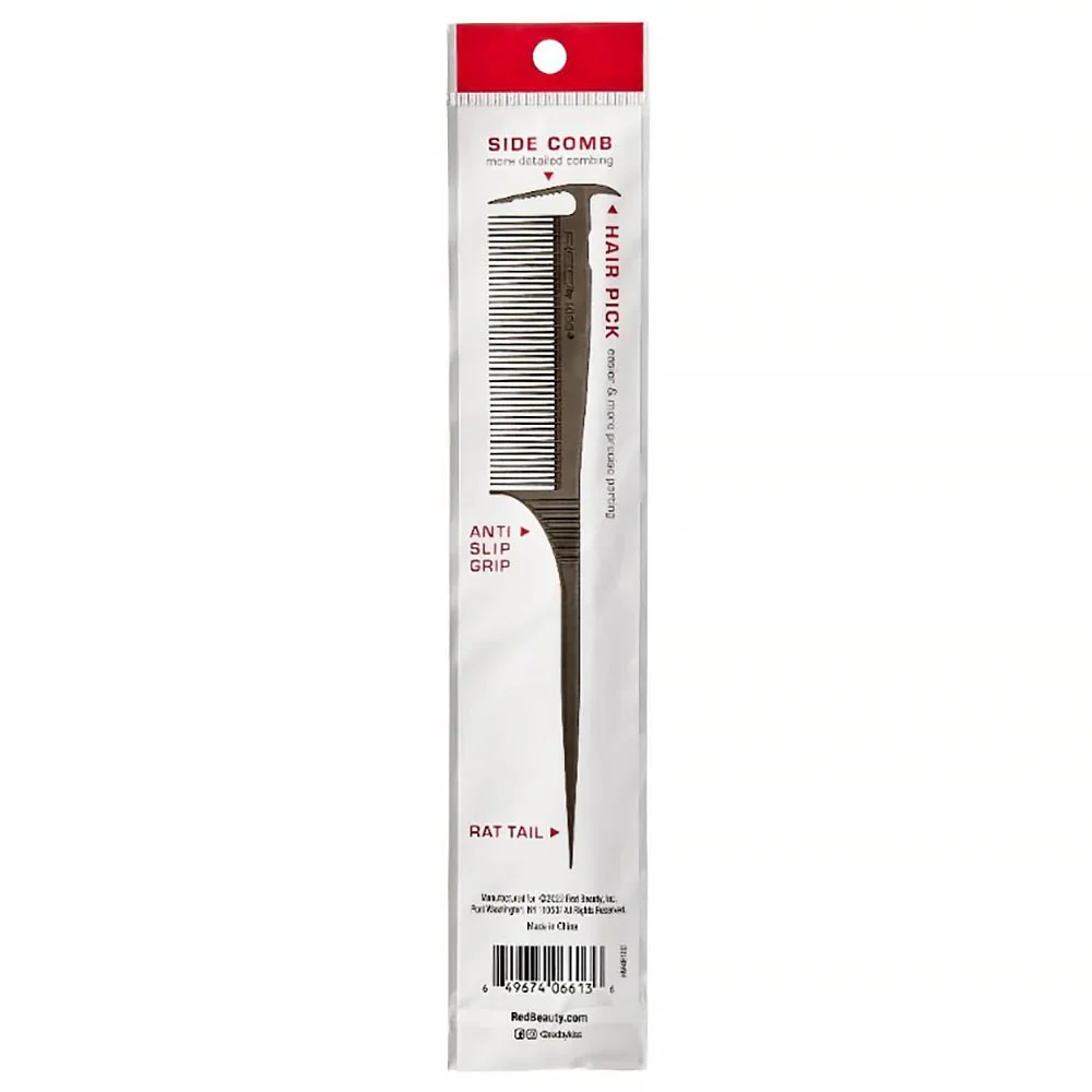 Red by Kiss Axe Comb Rat Tail – Dual-Ended Comb - Image 2
