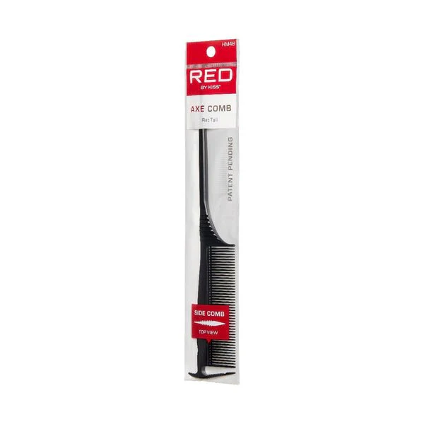 Red by Kiss Axe Comb Rat Tail – Dual-Ended Comb - Image 4