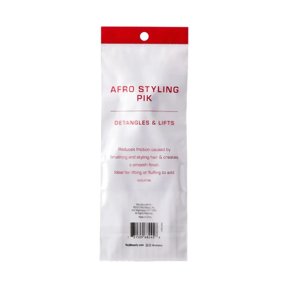 Red by Kiss Afro Styling Pik – Durable Wide-Tooth - Image 2