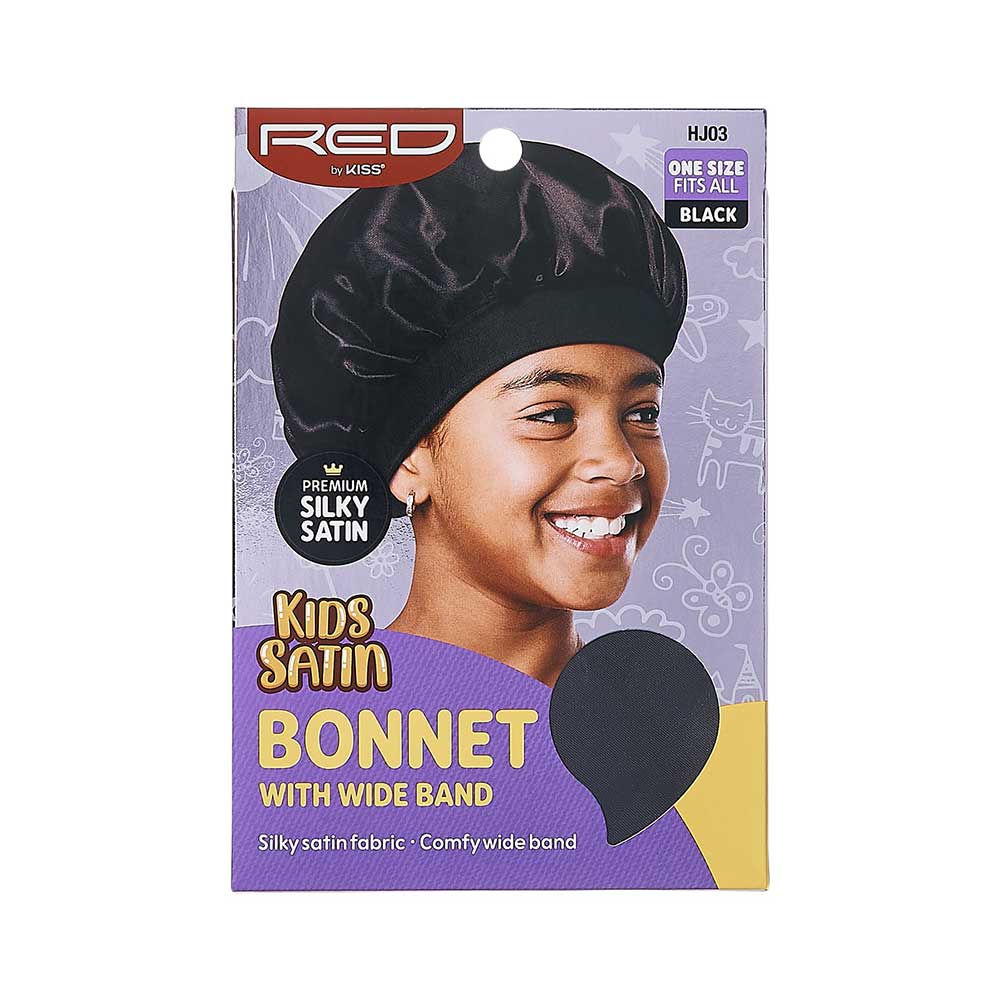 Red by Kiss Kids Satin Bonnet – Cute Prints